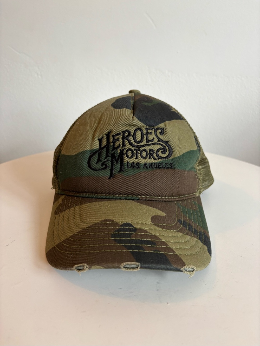 Camo Trucker Cap - Green/Brown